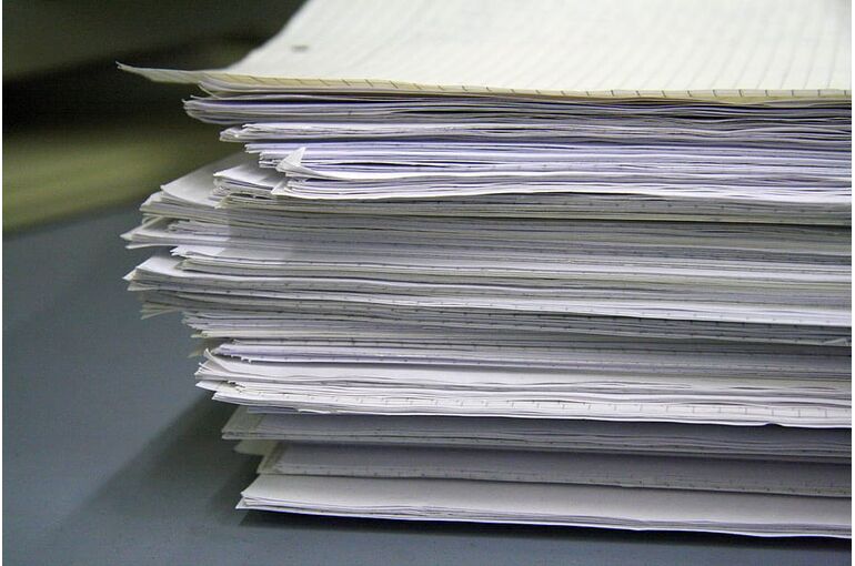 pile-paper-page-list-a-pile-of-papers-office