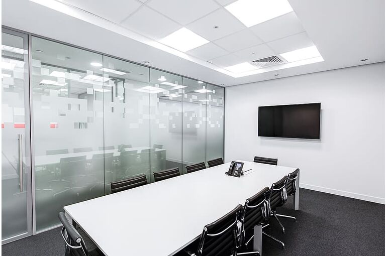 black-and-white-boardroom-ceiling-chairs